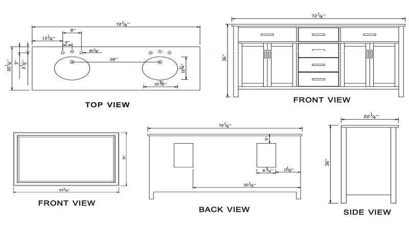 Vanity Size For Small Bathroom