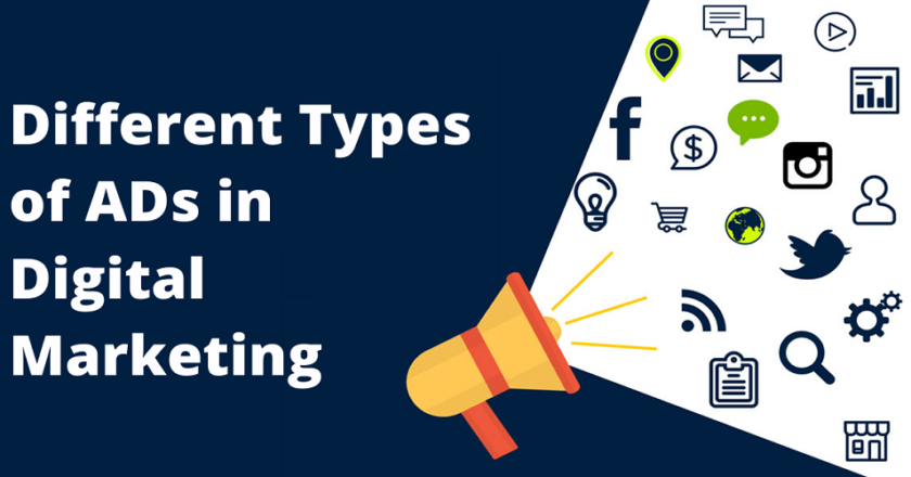 Different types of ads in digital marketing